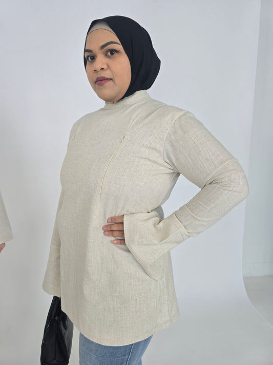 Coastal Linen Blouse