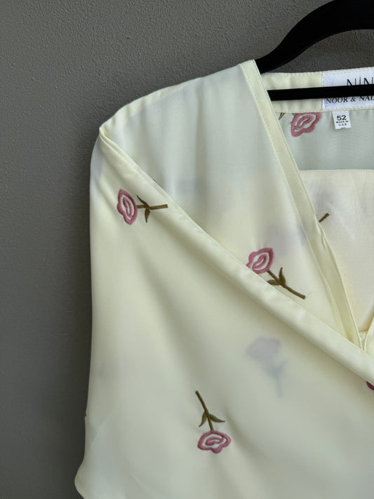 White Rose Abaya