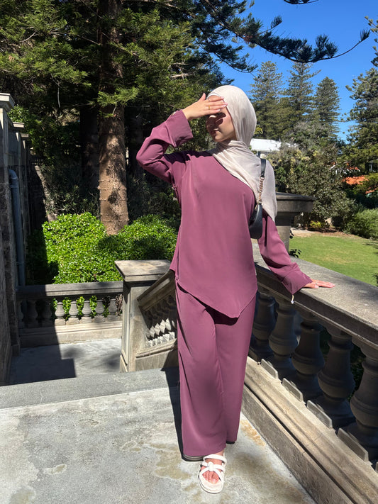 Lina Set- Plum