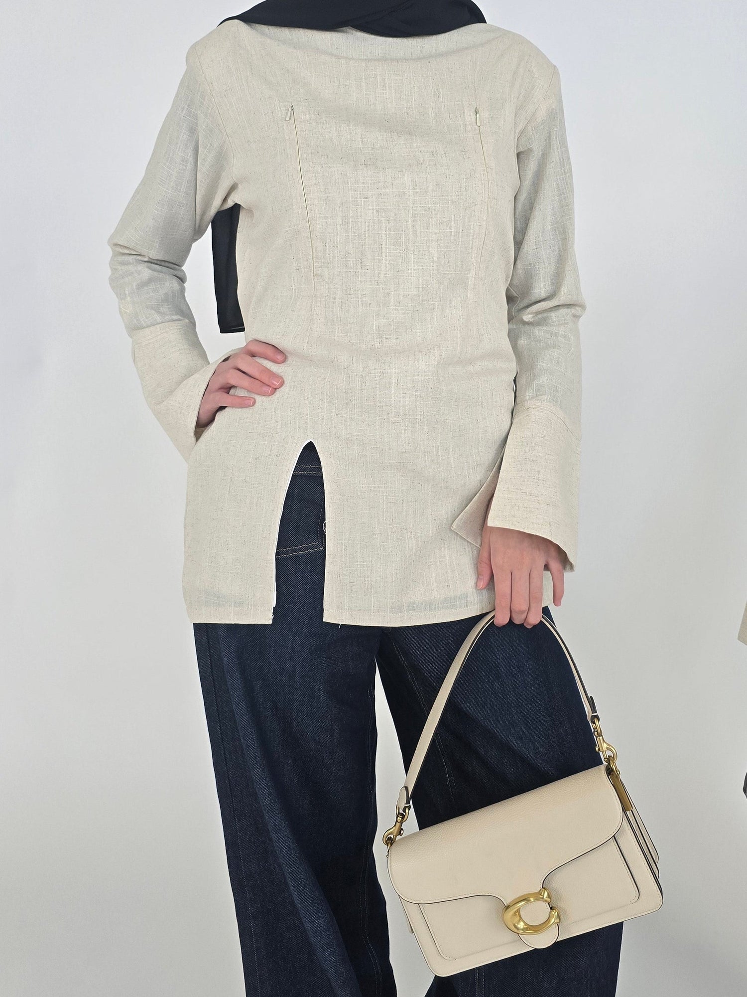 Coastal Linen Blouse
