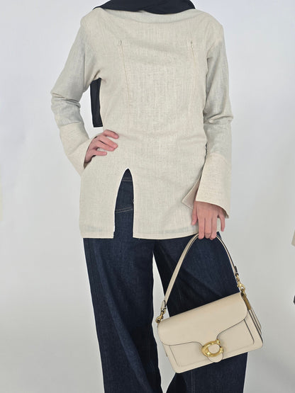 Coastal Linen Blouse