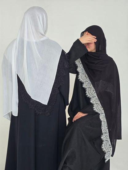 Modal Lace Hijab set