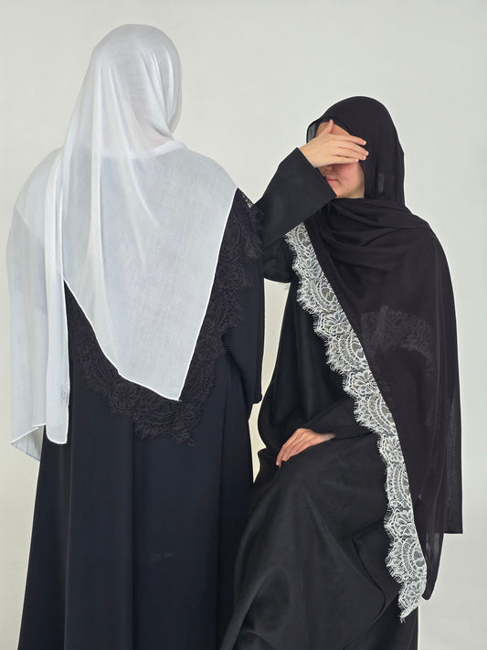 Modal Lace Hijab set