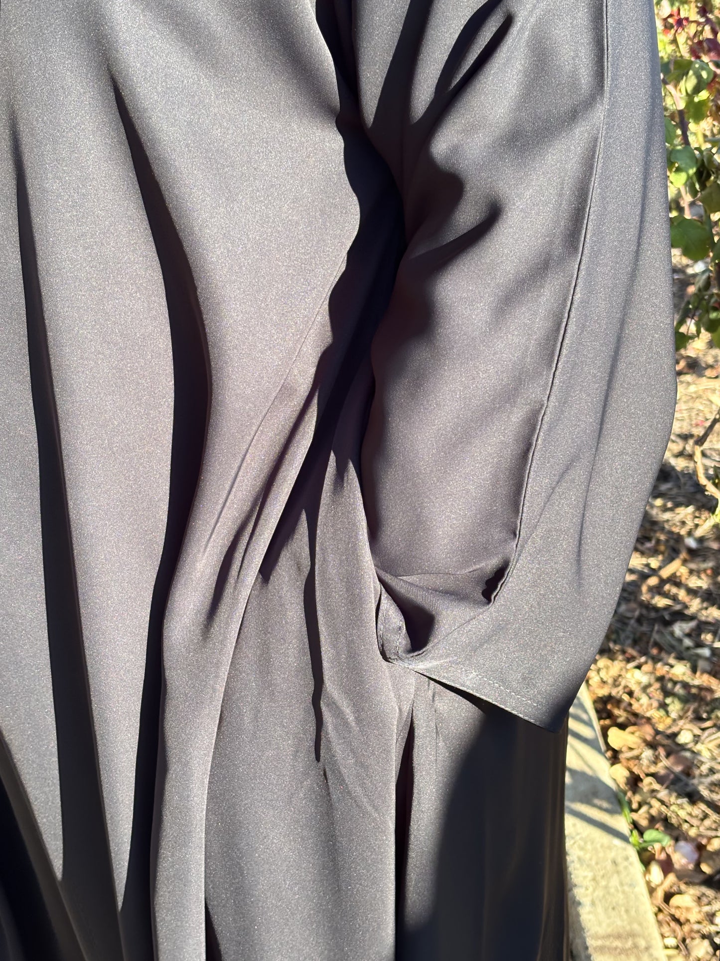 Black Plain Abaya