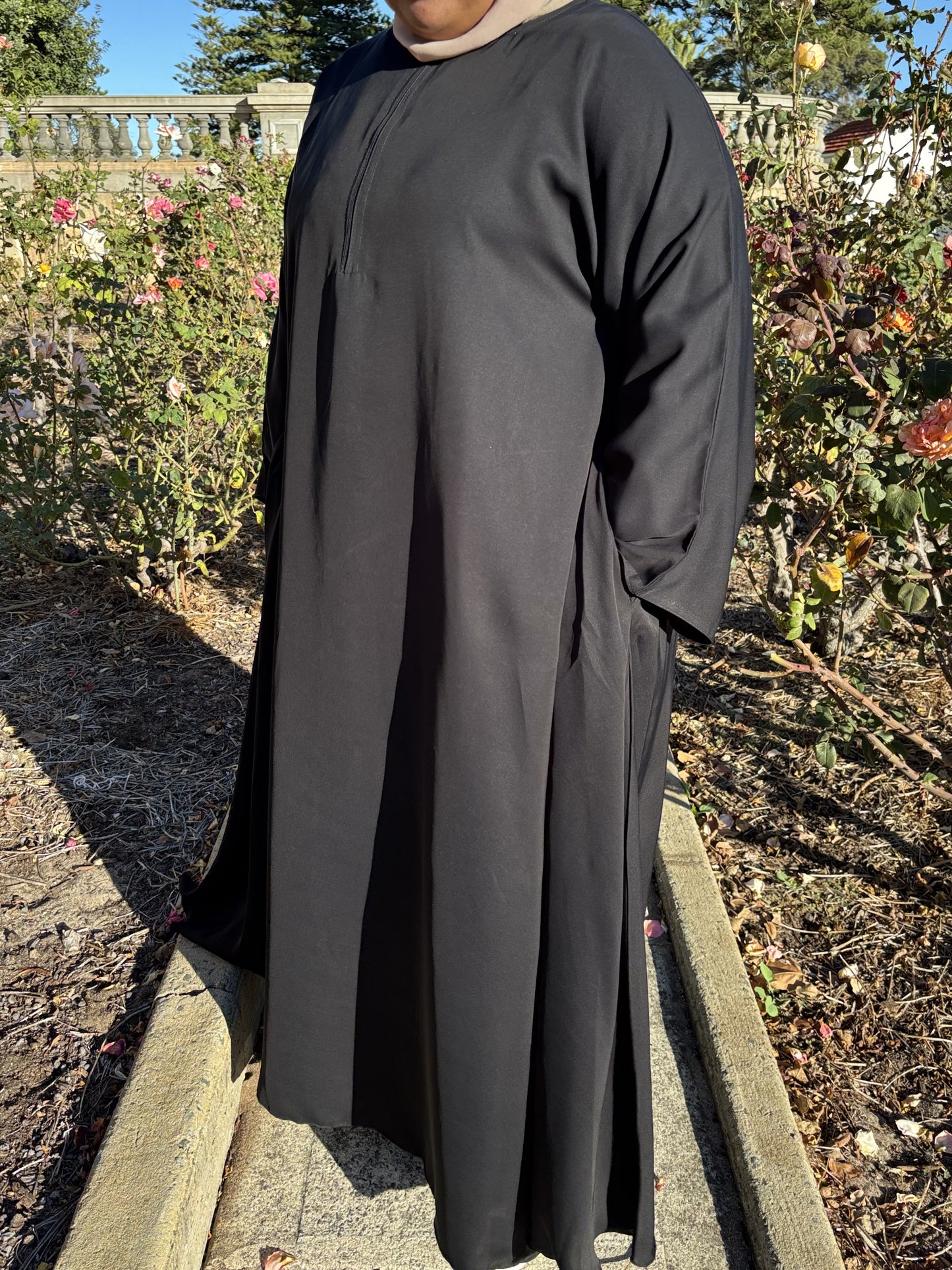 Black Plain Abaya