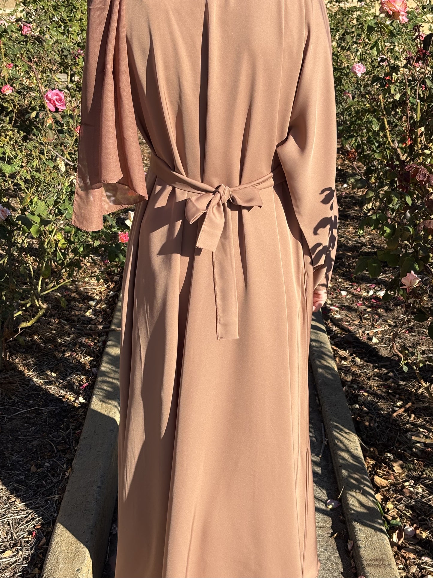 Hazelnut Plain Abaya
