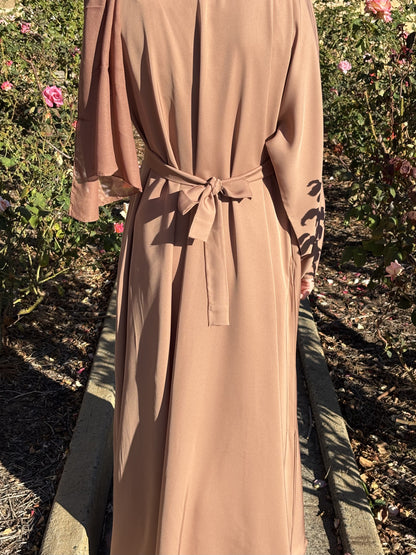 Hazelnut Plain Abaya