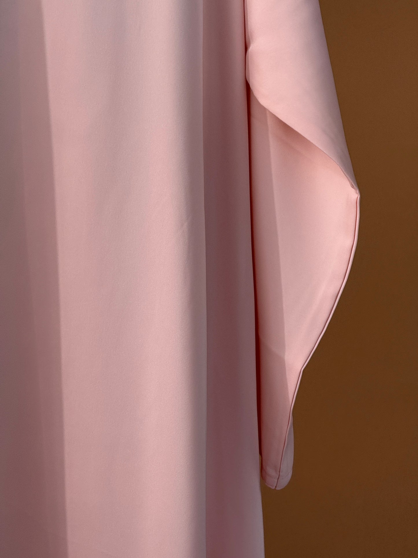 Pink Plain Abaya