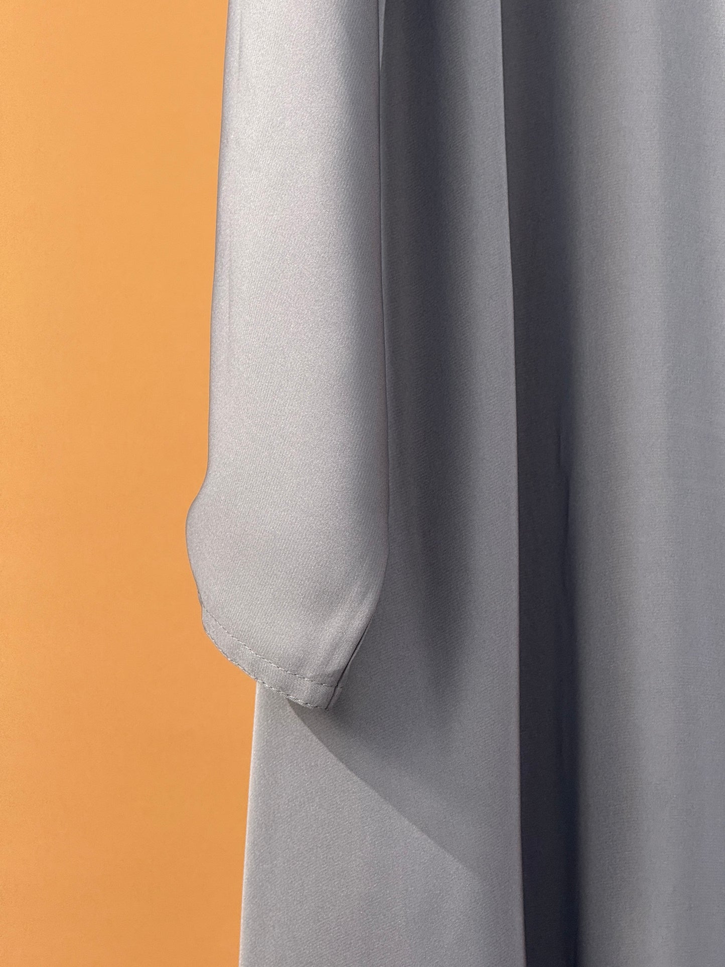 Grey Plain Abaya