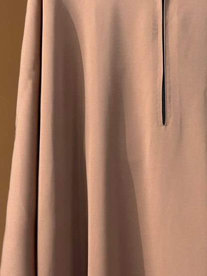 Hazelnut Plain Abaya