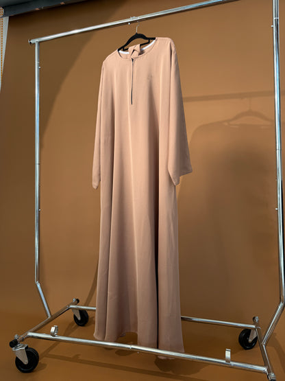 Hazelnut Plain Abaya