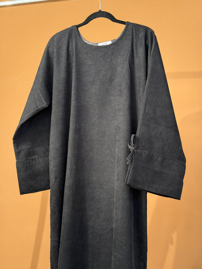 Corduroy Bow - Black