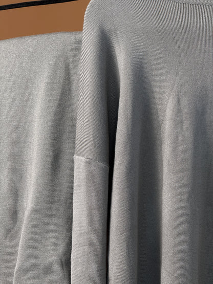 Knit Top and Skirt - Khaki