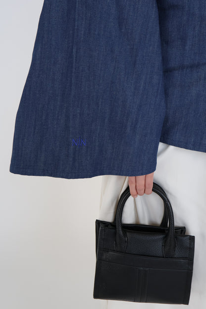Denim Statement Blouse