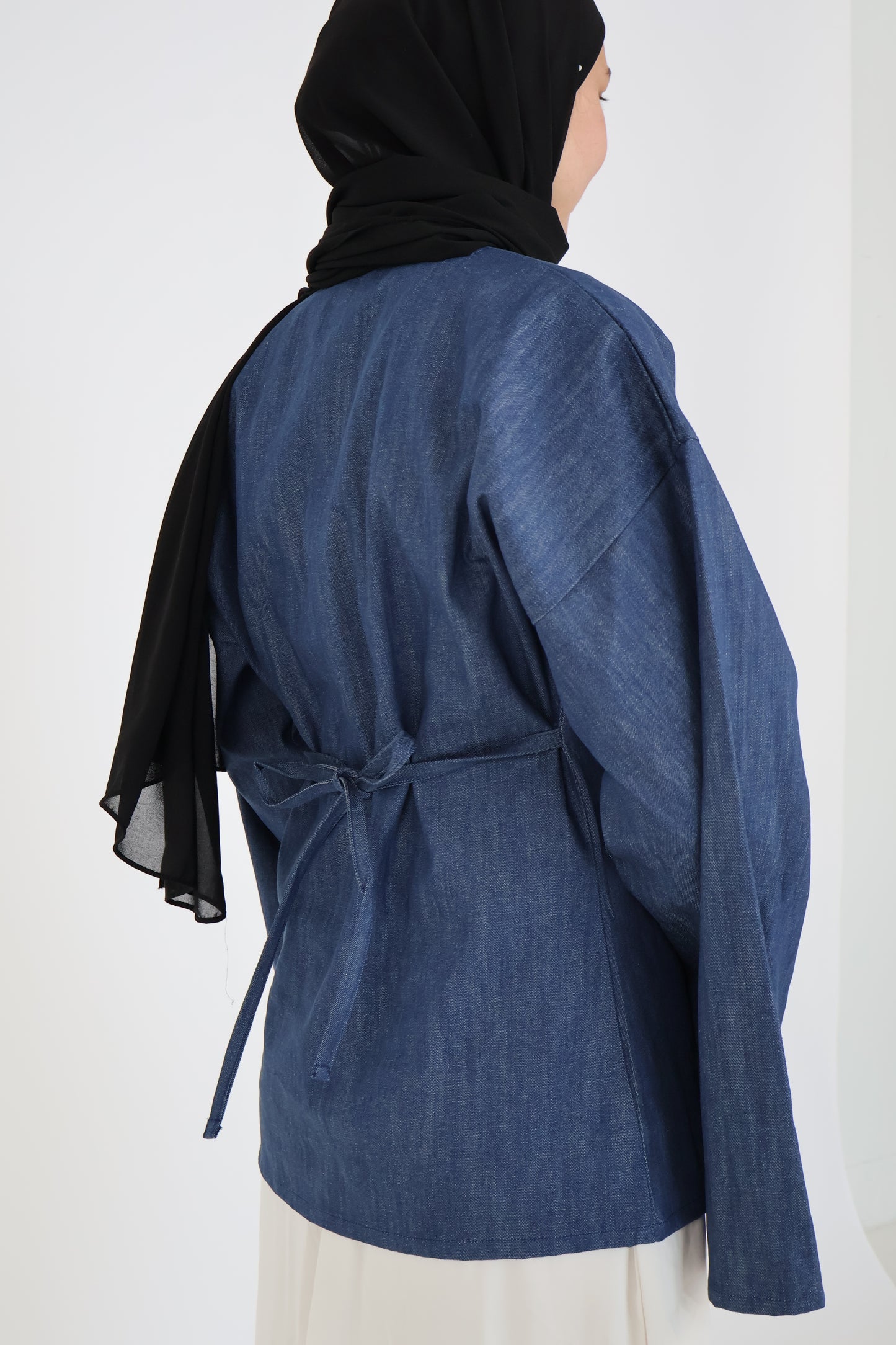 Denim Statement Blouse