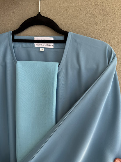 Blue Plain Abaya