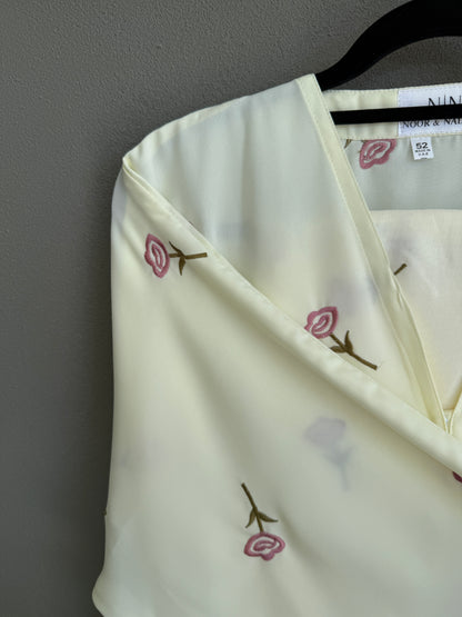 White Rose Abaya