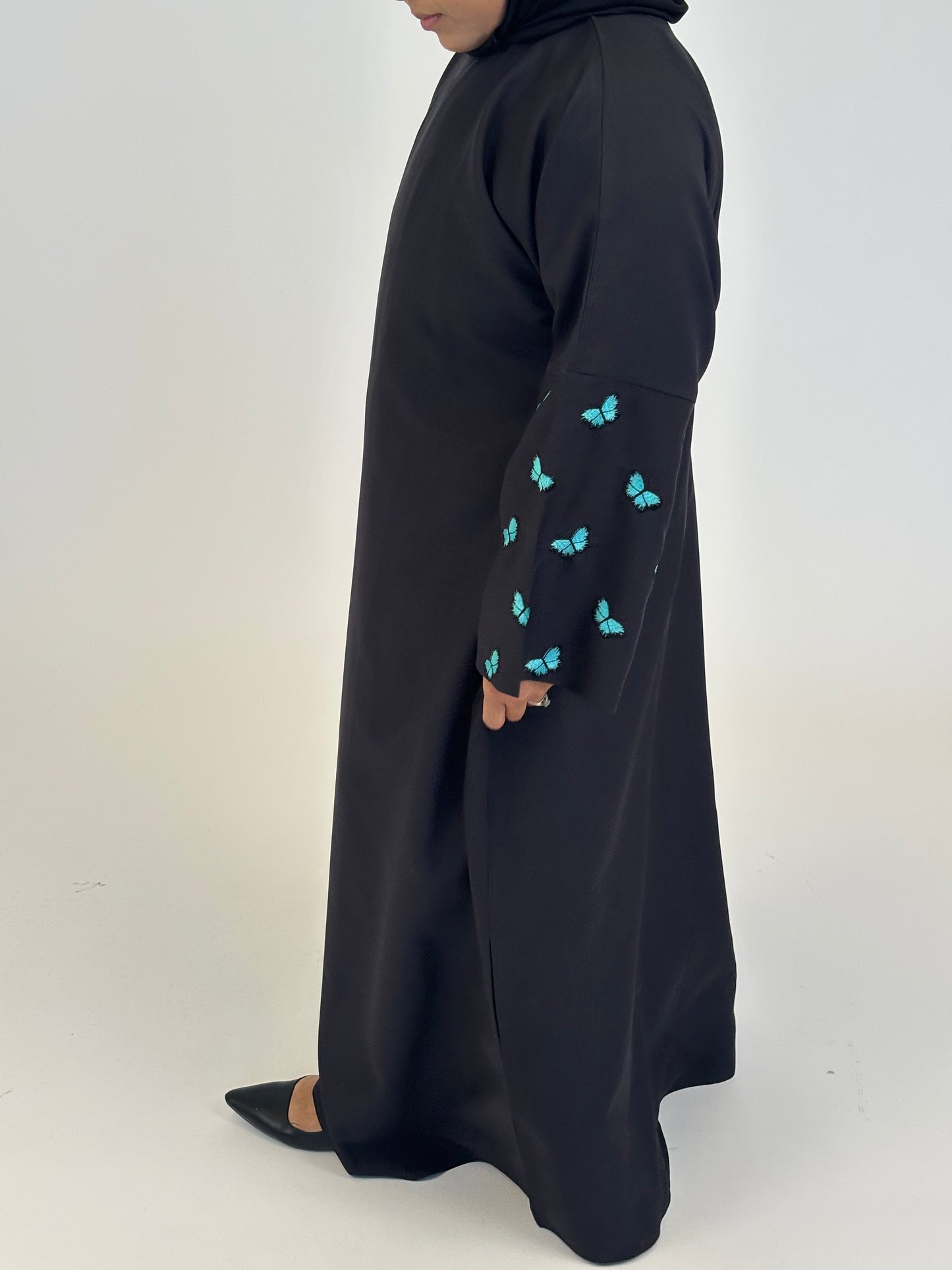 Sumayya - Blue Butterfly Embroidery