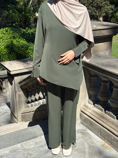 Lina Set- Army Green