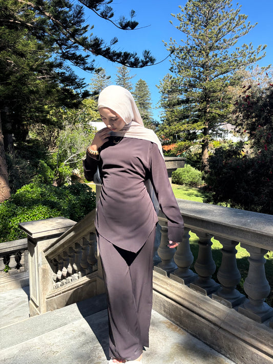 Lina Set- Dark Brown or Black