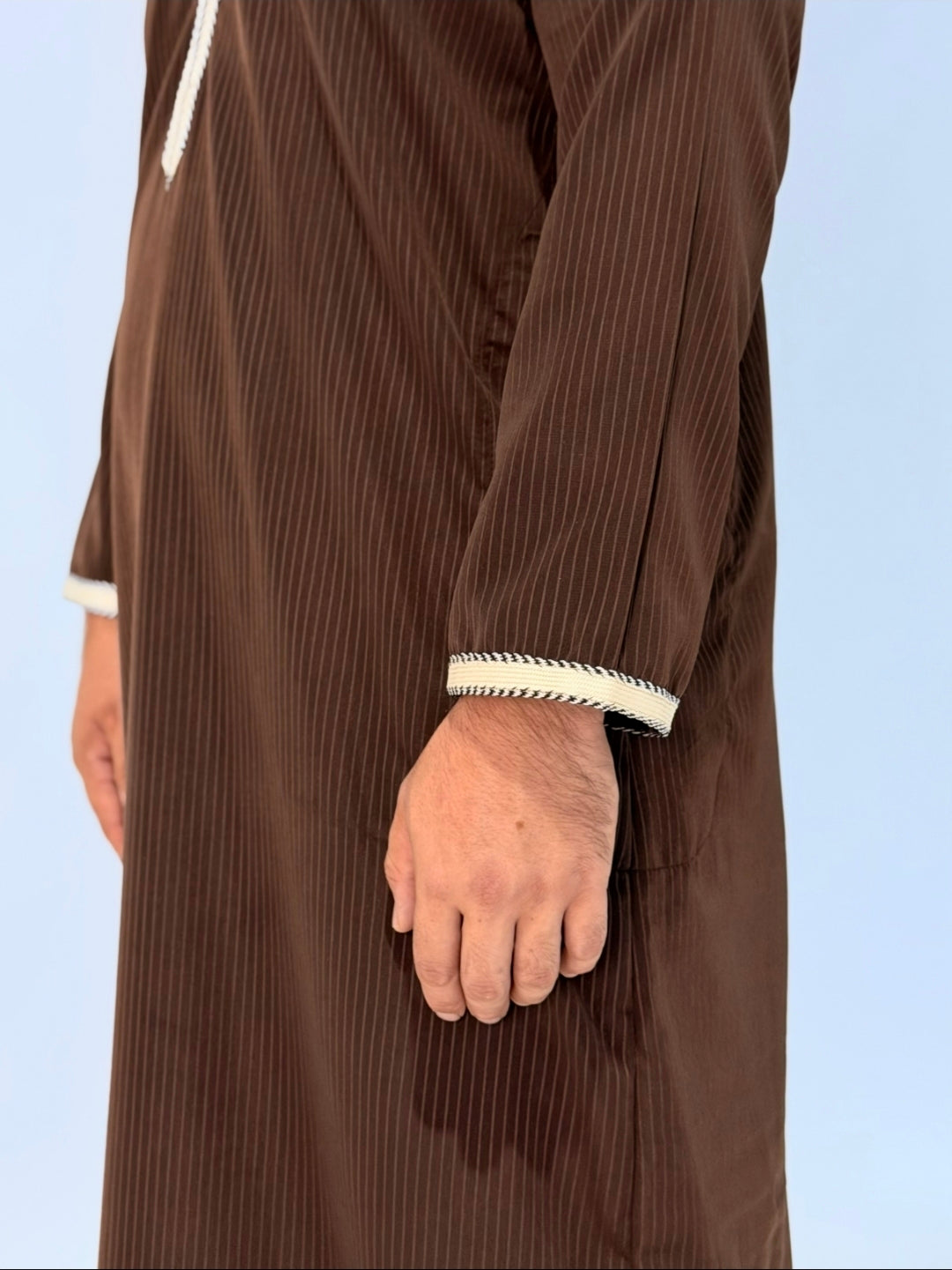 Brown Stripe Thobe